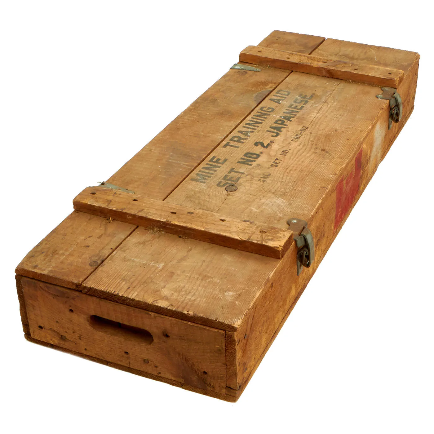 Original U.S. WWII Japanese Mine Training Aid Set No.2 in Crate